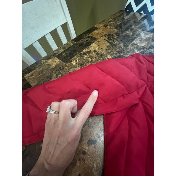 Nine West Red Down Puffer Jacket - Picture 12 of 13